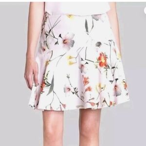 NWT Ted Baker Women's Gibene Botanical Bloom Tulip Skirt A Line Floral